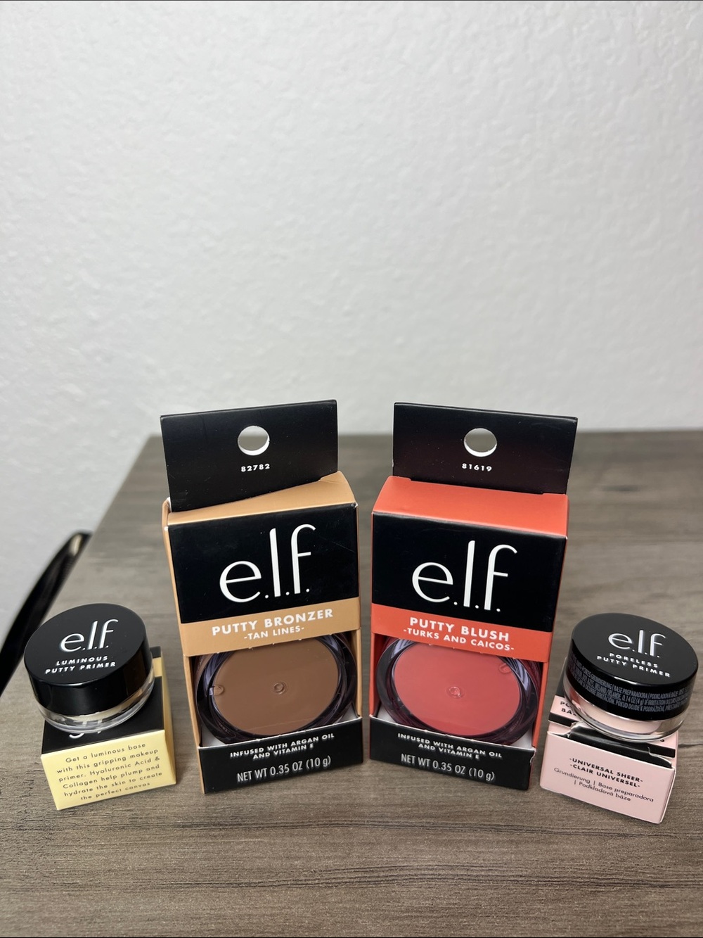 Elf Putty Bronzer & Blush, Luminous & Poreless Primer Bundle